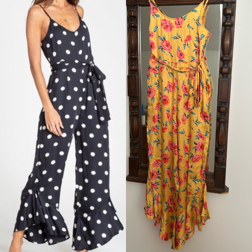 Billabong Yellow Jumpsuit NWT